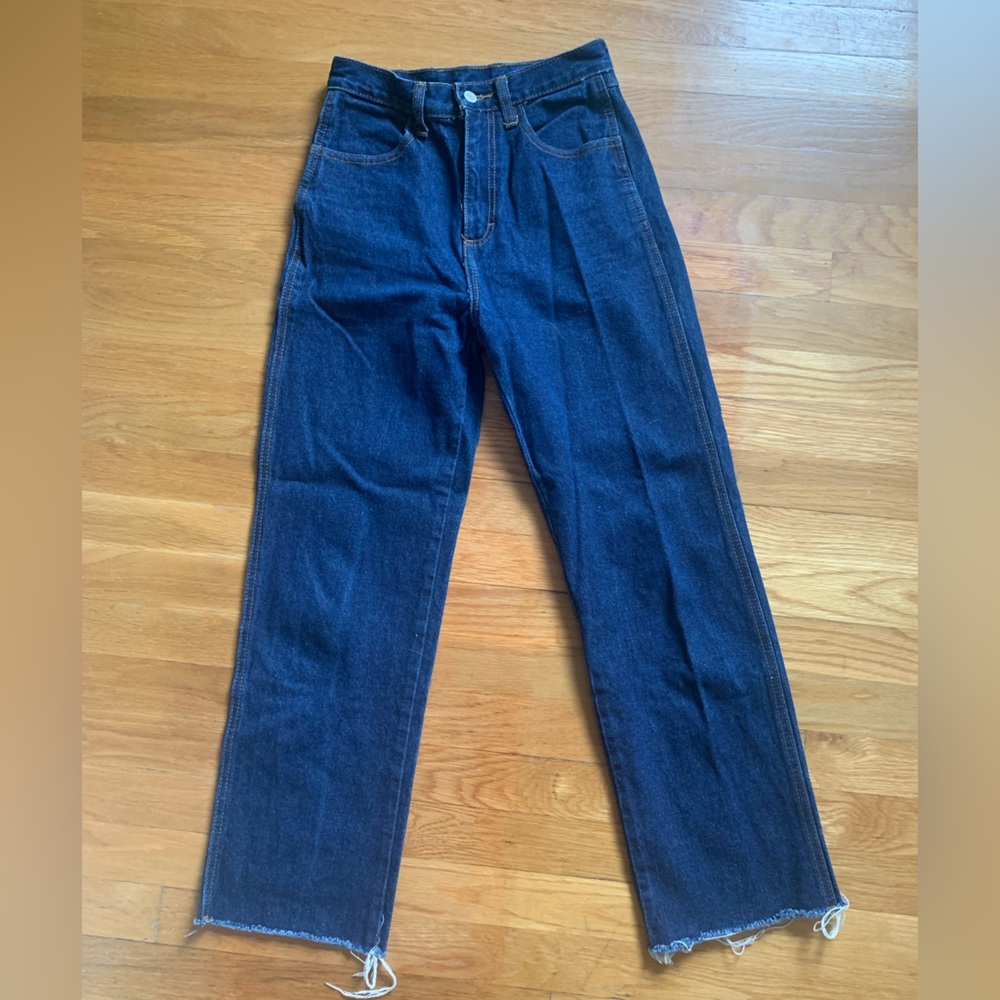 brandy melville dark wash jeans